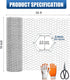 Wire,16"50FT Chicken Chicken Wire Fencing for Garden Poultry, Hexagonal Galvanized Chicken Wire Mesh, Sturdy Chicken
