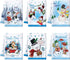 FuWeave 6 Pcs Hello Winter Kitchen Towels Snowman Dish Blue Snowflake Tea