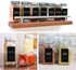 140PCS Black Minimalist Spice Labels for Jars, Waterproof Oil Resistant Stickers for Kitchen Pantry Containers
