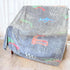 LMKLOP 3-12 40"x 60" Glow in The Dark Monster Truck Blanket for Boys/Girls/Kids/Toddler/Baby, Cute Funny Car Blanket
