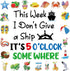 27 Pcs Summer Cruise Door Magnets, Funny Reusable Magnetic Decorations for Cabin Door, Ship, Refrigerator, Office