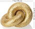 2 Knot Chain Link for Coffee Table Decor, Link Resin Aesthetic Decor Decorative Chain Knot, Gold Accent Knot Decor