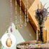 10 Pack 85mm 38mm PATIKIL Teardrop Crystal Chandelier Pendants Beads, Length Chandelier Prisms Parts Ornaments Hanging