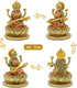 Hindu Goddess Saraswati Idol - 6.5" H Statue for Knowledge, Music, Arts, Indian Diwali Gifts for Home