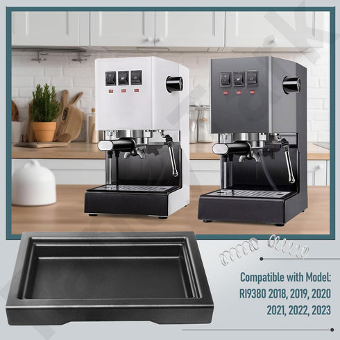 Low Profile Drip Tray, Black Heat-Resistant ABS Plastic for Gaggia Classic Pro
