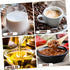 Kichvoe 125ML Stainless Steel Saucepan, Double Spout Oil Pan for Milk Warming and Frothing