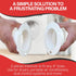 Dryer Dock Dryer Vent, 6" for 4" Tubes, White