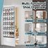 Kotkn 30 Closet Over the Door Shoe Organizer with Breathable Mesh Pockets - Large Capacity Storage for Men & Women