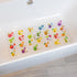 35x16 inch, BEEHOMEE Polyvinyl Chloride (PVC) Bath Mat, Alphabet, Square, XL Size, Textured Pattern, Suction Cups