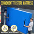 Mattress Bag for Moving & Storage of Full Size, Heavy Duty Mattress Cover for Moving with 12 Handles and Dual Zippers