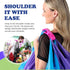 Click & Carry Grocery Bag Holder & Plastic Bag Carrier - Hands-Free Shopping Assistant, 100lb Capacity, Gel Padded