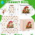 6 16oz Paterr Pcs Mushroom Themed Gifts for Women Christmas Canvas Tote Bag Makeup Bag Print Blanket Socks Glass Coffee