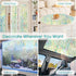 Windimiley Rainbow Window Film Privacy, 3D Stained Glass Clings, Decorative Prism Holographic Static Decals, 17.5x78.7In