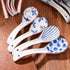 4 Pieces Japanese Soup Spoons, Ceramic Asian Soup Spoon Sets Suitable for Pho, Ramen, Noodles