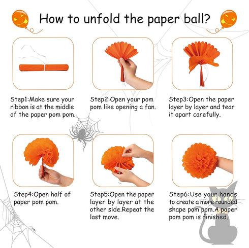 62PCS Halloween Party Decorations Set, Photo Booth Props, Banner, Balloons, Spider Pumpkin Supplies