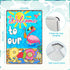 Welcome to Our Pool Tin Sign, Swimming Pool Metal Decor Gifts for Summer Garden, 12x8 Inch (Flamingo Pool)