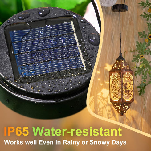 600Mah (1Pack) AA Solar Light Replacement Top Parts for Solar Outdoor Lantern, Waterproof LED Lights for Yard, Garden