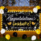 90shine Graduation Decorations - Class of 2025 Lighted Congrats Grad Banner, 25PCS Black Party Supplies