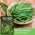 2 Packets Survival Garden Seeds - Kentucky Wonder Pole Bean Seed for Planting - with Instructions to Plant and Grow