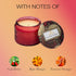 Voluspa Goji Tarocco Orange Petite Candle Jar, 3.2 oz, 25 Hour Burn Time, Handcrafted in the USA