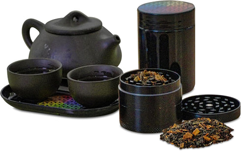 Miracles Bamboo Storage Box - Decorative Box with Lid and Combo Lock for Tea and Spice Storage