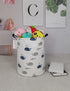 QUEENLALA Large Storage Basket, Collapsible Round Hamper for Boys and Girls, Bathroom/Home Decor