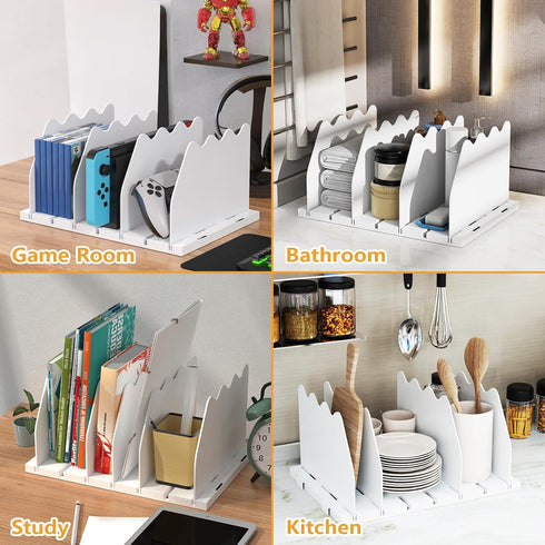 Ronlap Purse Storage Organizer for Closet, Adjustable Shelf Dividers Rack for Handbag Separators, Closet Organization,