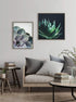 Kate and Laurel Sylvie Succulent 5 Framed Canvas by F2 Images, 18x24 in Gray