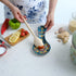 Handmade Spoon Rest, Ceramic Spoon Rest for Stove Top, 10" Dishwasher Safe Spoon Holder for Kitchen Counter,