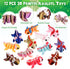 Honoson 12 3D 3D Display(5-7cm,Axolotl) Pcs Printed Animal Fidget Mini Animal Flexible Cute Articulated Small Stress