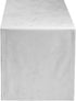 HARORBAY White Table Runner 13 x 95 Inch, Farmhouse Silver Dresser Scarf