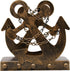 OwlGift Vintage Metal Nautical Anchor & Chain Napkin Holder, Freestanding Tabletop Napkin Storage, Navy Themed Paper