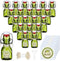 Queekay 20 Pack Mini Swing Top Glass Bottles for Vanilla Extract Homemade