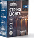 Indoor,200(2x100) Light,43FT Joiedomi Christmas String Lights Mini Warm Fairy Lighting Decor for Patio Dorm Classroom