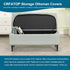 CRFATOP Waterproof PU Ottoman Stool Cover Stretch Folding Storage Footstool Bench Slipcovers Upholstered Foot Chest
