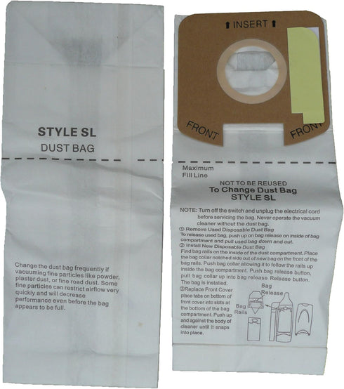 EnviroCare technologies Eureka Style SL Vacuum Cleaner Bags Microfiltration 3 pk.