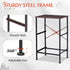 WLIVE Night Stand Set 2, Small Dresser and Nightstand with 2 Drawers, End Table with Fabric Bins for Bedroom