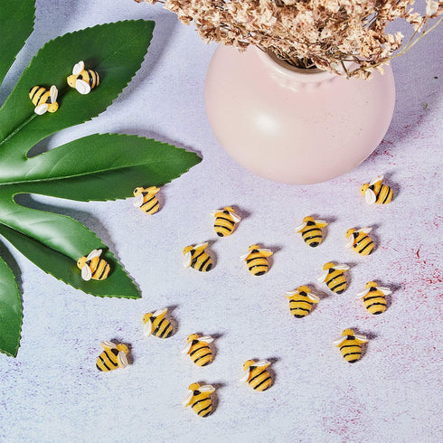 20 Pieces Cute Bees Refrigerator Magnets, Colorful Fridge Magnets for Office and Home Use