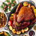 Granite Roasting Pan, Medium 16” Enameled Roasting Pan with Domed Lid, Dishwasher Safe for Small Turkey