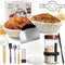 Sourdough Starter Kit,40oz Sourdough Starter Jar with Wooden Lid,2 Banneton Bread Proofing