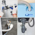 PATIKIL Universal Washing Machine Drain Hose Extension Kit 4.92ft White with Clamp and U-Bend Hose Holder