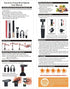 Air Pressure Pump Bottle Opener with Foil Cutter, Aerator Pourer, Vacuum Stopper (4PCS), Efficient Corkscrew