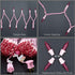 200 Pink LED Christmas Lights with Pink Wire, Pack of 2 Sets, 33 ft 100 Count UL Certified String Light