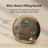 HOUSBAY Alarm Clock Sound Machine with Bluetooth Speaker - Room-Filling Sound, White Noise for Sleeping & Adult, Gentle
