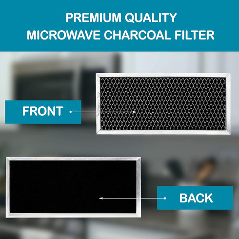 GE JX81H Microwave Recirculating Charcoal Filter, Compatible with GE, 2-Pack
