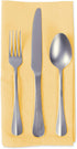 DII Solid Pastel Napkin Set, Cotton, Yellow, 20x20 Inch, 6 Count