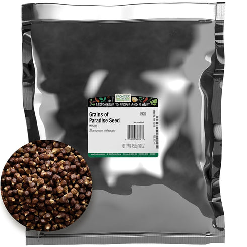 Frontier Bulk Grains of Paradise Seed Whole, 16 Ounce