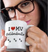 3dRose mug_183658_1 "I Love My Golden Doodle" Ceramic Mug, 11 oz