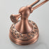 Red Copper Bath Towel Hooks, Wall Mounted Bathroom Hardware Accessories with Pattern Carving Design