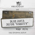 Xmas Wood Signs (Medium - Wood And Metal, Dear Santa Define Naughty)